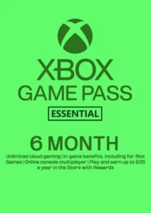 Xbox Game Pass Essential — Suscripción 6 meses