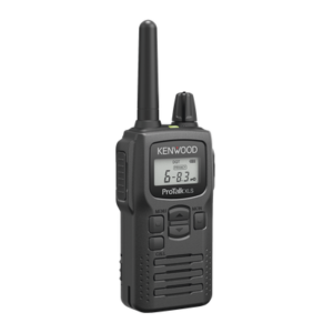 KENWOOD PKT-300K 450-470 MHz, 2 W, 6 canales en BRS, 16 canales en modo profesional, Incluye antena, batería, cargador y clip