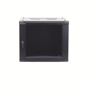 PRECISION PSTC-09-645-BDG Gabinete PRECISION, Con Puerta de Cristal Templado, de 19in, 9UR, 450mm de Profundidad, Color Negro