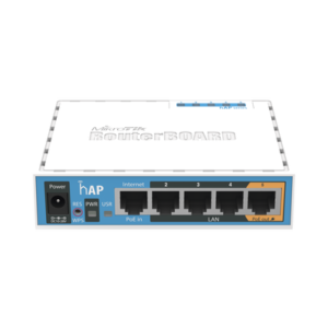 MIKROTIK RB951UI-2ND (hAP) 4 Puertos Fast Ethernet y Wi-Fi 2.4 GHz 802.11 b/g/n, Puerto USB, PoE in/out