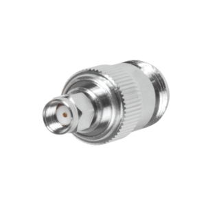 RF INDUSTRIES,LTD RP-3452 Adaptador en Línea, de Conector SMA Macho Inverso a N Hembra, Níquel/ Oro/ Teflón.