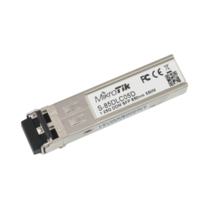 MIKROTIK S-85DLC05D Transceptor MiniGbic SFP 1.25G LC Duplex para fibra Multi Modo 550mts