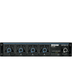Mezclador Automix DE Micrófonos Shure SCM410