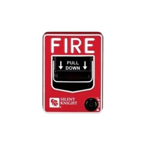 SILENT KNIGHT BY HONEYWELL SKPULLSA Estación Manual de Emergencia de Simple Acción / Direccionable / Tecnología SK / Compatible con Paneles Direccionables Silent Knight y Farenhyt