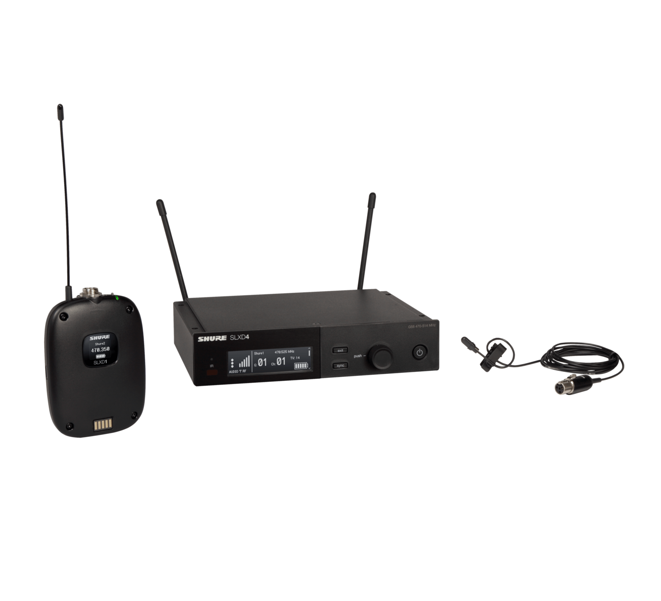 Mic Inalambrico Shure SLXD14DL4B JFM Technology Mic Inalambrico Shure SLXD14DL4B