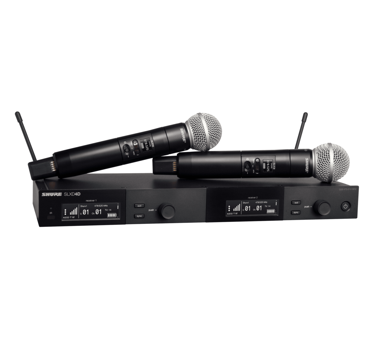 Mic Inalambrico Shure SLXD24DSM58H55 JFM Technology Mic Inalambrico Shure SLXD24DSM58 H55