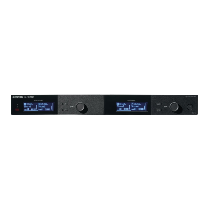 Receptor Cuádruple SLXD4QDAN+ DE Shure vista 5 JFM Technology Receptor Cuádruple SLXD4QDAN+ DE Shure vista 5