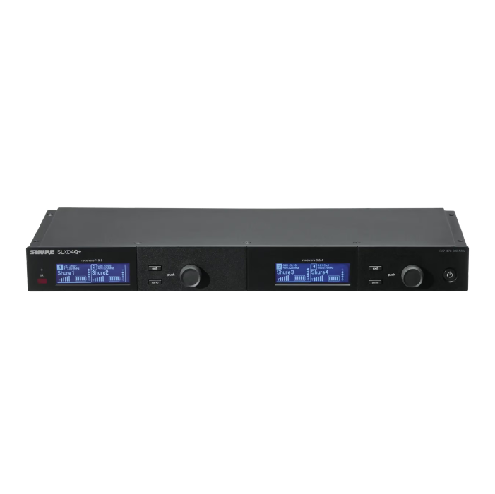 Receptor Cuádruple SLXD4Q+ DE Shure JFM Technology Receptor Cuádruple SLXD4Q+ DE Shure
