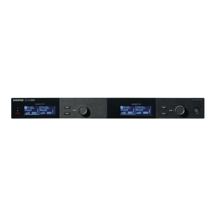 Receptor Cuádruple SLXD4Q+ DE Shure vista 3 JFM Technology Receptor Cuádruple SLXD4Q+ DE Shure vista 3