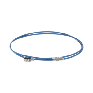 PANDUIT STP28X1.5MBU Patch Cord Cat6A, Diametro Reducido 28 AWG, Blindado S/FTP, CM/LS0H, 1.5m, Color Azul