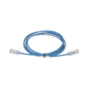 PANDUIT UTP28SP7BU Cable de Parcheo TX6, UTP Cat6, Diámetro Reducido (28AWG), Color Azul, 7ft