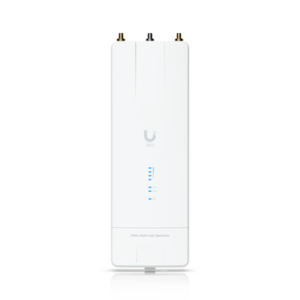 UBIQUITI WAVE-MLO5 Radio Conectorizado Wave MLO para enlaces PTP Backhaul / Con tecnología 802.3be y Perforación de Canal para ambientes ruidosos / 5180-5825 MHz / 5+ Gbps / Radio dedicado para análisis del espectro / (1) RJ45 10G / (1) SFP+ 10G /
