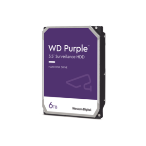 WESTERN DIGITAL (WD) WD64PURZ Disco Duro PURPLE de 6TB / 3 AÑOS DE GARANTÍA / Para Videovigilancia