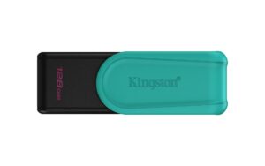 Memoria USB Kingston Technology DataTraveler Exodia S unidad flash USB 128 GB USB tipo A 3.2 Gen 1 (3.1 Gen 1) Negro, Turquesa