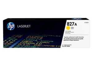 Tóner HP Cartucho original de tóner amarillo 827A LaserJet