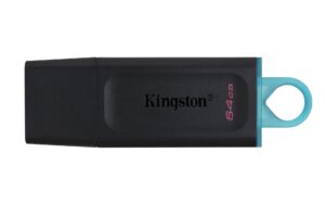 Memoria USB Kingston Technology DataTraveler Exodia unidad flash USB 64 GB USB tipo A 3.2 Gen 1 (3.1 Gen 1) Negro, Turquesa