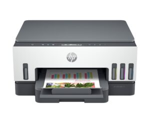 HP Smart Tank 720 Conexiones inalámbricas All-in-One Color Impresora, Impresión a doble cara; Copiadora, escáner