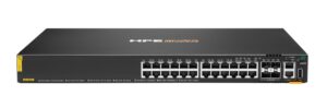 Switch Hewlett Packard Enterprise HPE Aruba Networking CX 6200F 24G Class-4 PoE 4SFP+ 370W Switch