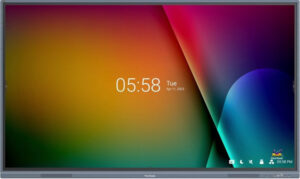 ViewSonic IFP8633-G pantalla de señalización Panel plano interactivo 2,18 m (86″) LED Wifi 450 cd / m² 4K Ultra HD Negro Pantalla táctil Procesador incorporado Android 11