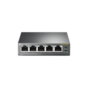Switch TP Link TP-Link TL-SG1005P No administrado Gigabit Ethernet (10/100/1000) Energía sobre Ethernet (PoE) Negro