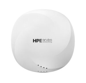 Hewlett Packard Enterprise HPE Aruba Networking AP-635 (RW) Tri Radio 2×2 802.11ax Wi-Fi 6E Internal Antennas Campus AP