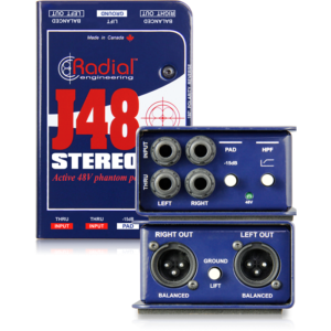 Caja Directa Radial J48 Stereo Activa
