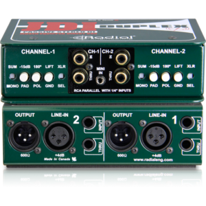 Caja Directa Radial Jdi Duplex Pasiva Doble