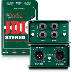 Caja Directa Radial Jdi Stereo Pasiva Estereo