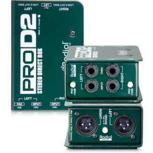 Caja Directa Radial Pro D2 Estereo Serie Pro