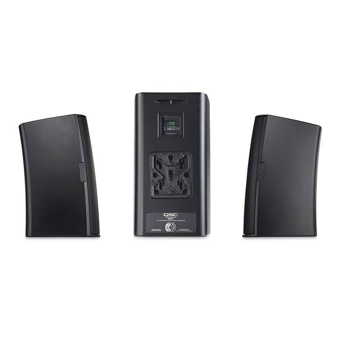 Parlante Pared 8 Negro Qsc ADS8TBLK vista 2 JFM Technology Parlante pared 8 negro qsc ad s8t blk vista 2