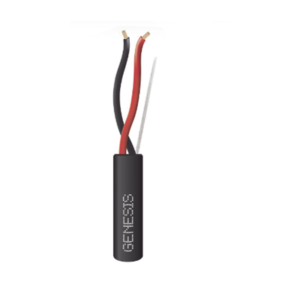 GENESIS 4156-1008 Carrete de cable 2 X 18 AWG FPL para Incendio / 305 mts / Enterrado Directo o Intemperie / Resistente a la Luz Solar / Sin Blindaje