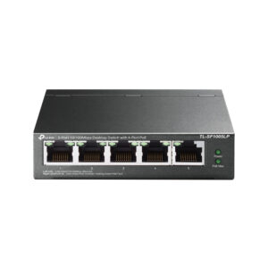 Switch TP Link TP-Link TL-SF1005LP dispositivo de redes No administrado Fast Ethernet (10/100) Energía sobre Ethernet (PoE) Negro