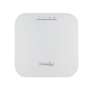 ENGENIUS EWS377AP Punto de Acceso WiFi 6, 4x4 para Gran Capacidad de Usuarios, Modo Mesh, Hasta 2,400 Mbps (5 GHz) y 1,148 Mbps (2.4 GHz), Soporta PoE 802.3at