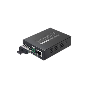 PLANET GT-802S Convertidor de medios 1000 Mbps UTP/fibra óptica Mono-Modo hasta 20 Km, conector SC
