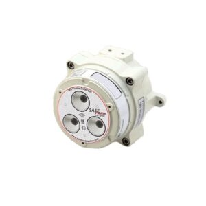 SAFE FIRE DETECTION INC. SF-200A Detector de Llama de Triple Tecnología IR3 / Convencional / Alcance de hasta 60 m / Fabricado en Aluminio / Requiere montaje SF3000