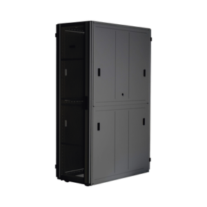PANDUIT XGL84212B Gabinete FlexFusion™ XGL (Light) para Centros de Datos, 42 UR, 800 mm de Ancho, 1070 mm de Profundidad, Fabricado en Acero, Color Negro