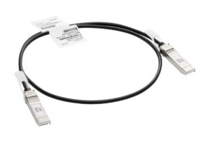 Hewlett Packard Enterprise HPE Aruba Networking 10G SFP+ to SFP+ 1m Direct Attach Copper Cable