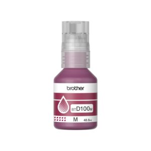 Botella de tinta Brother BTD100MMEX magenta 5.000 páginas