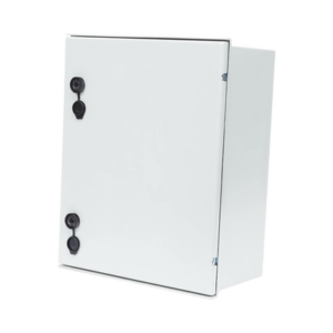 PRECISION PST-4050-20P Gabinete de Poliéster IP65 Uso en Intemperie (400 x 500 x 200 mm) con Placa Trasera Interior (Incluye Chapa y Llave).