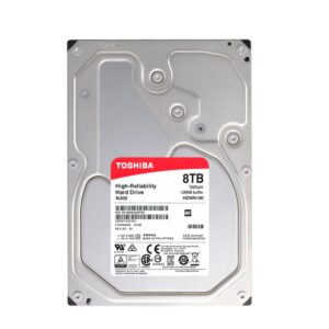 Disco duro interno Toshiba N300 8TB NAS 7200 RPM